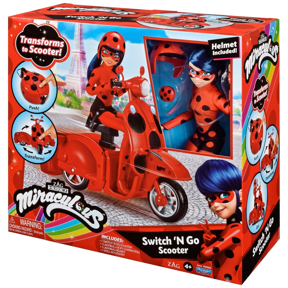 Miraculous Ladybug Scooter mit Puppe