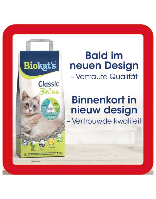 Biokat's Classic Fresh 3 In 1 - Kattenbakvulling