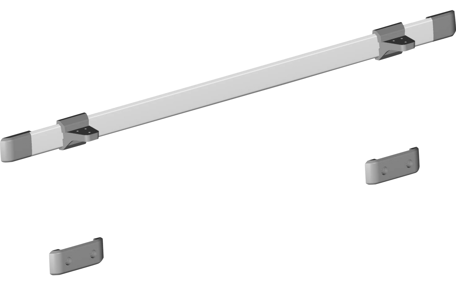 Knorz Tischhalteprofil Alu silber 950 kpl