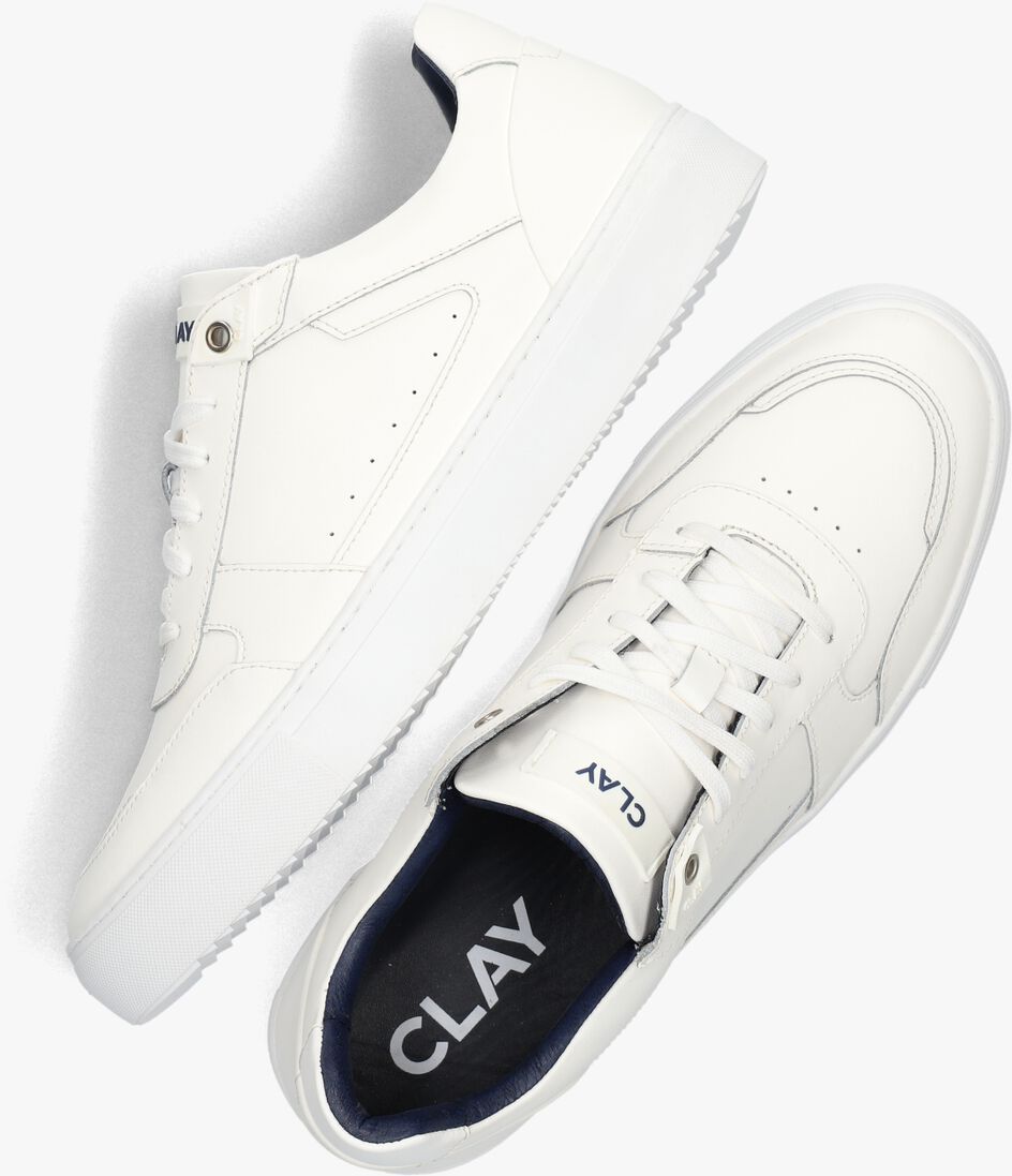 CLAY witte clay lage sneakers cl124h338
