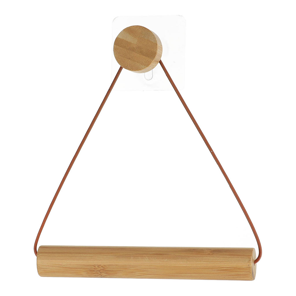 Dérouleur papier WC adhésif métal marron EASY CHIC 18.3x19x4cm