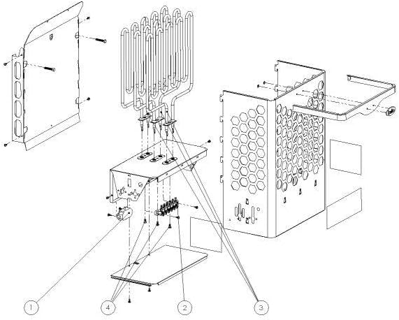 Helo Saunaofen Hanko 80 D 8,0 kW - Kompakter Elektro-Saunaofen für 8-12 m³ - Wandmontage - Externe Steuerung erforderlich - Schwarz - Made in Finnland