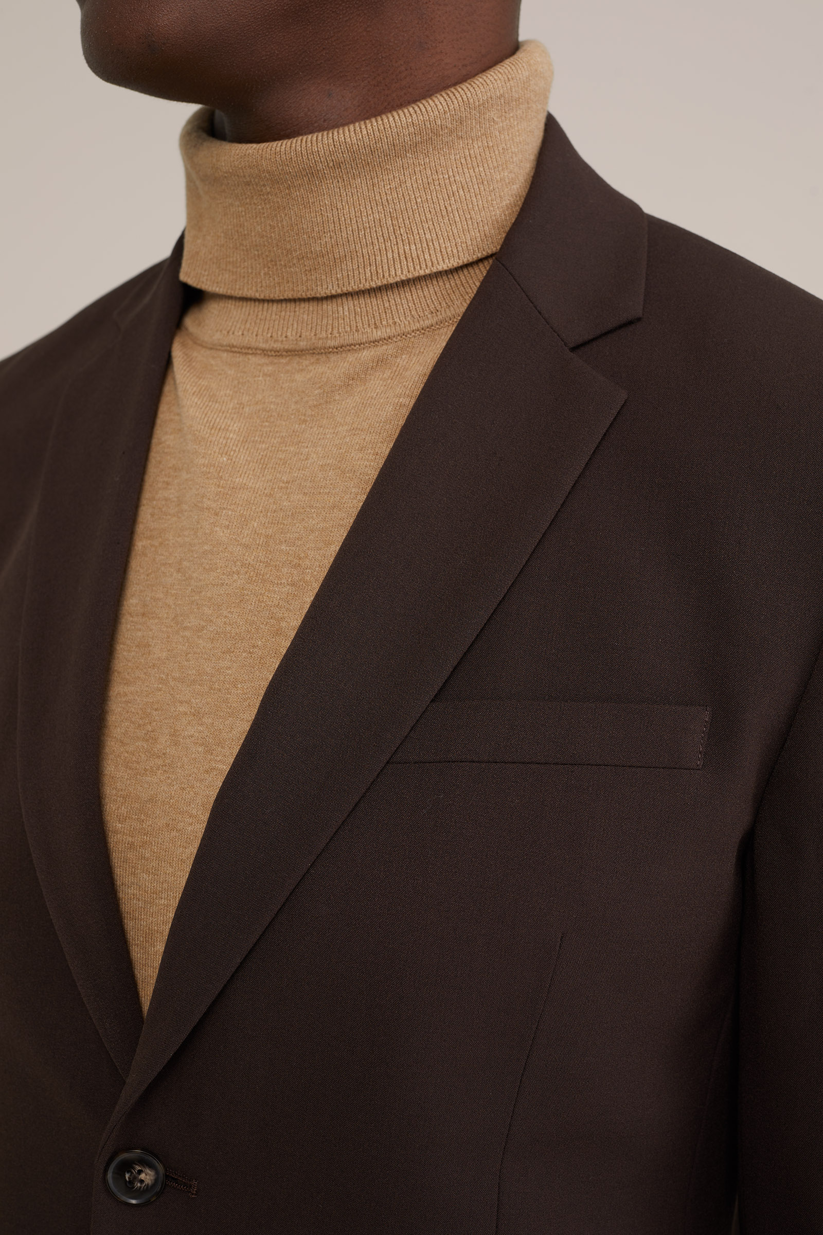 slim fit blazer Fundamentals Roestbruin