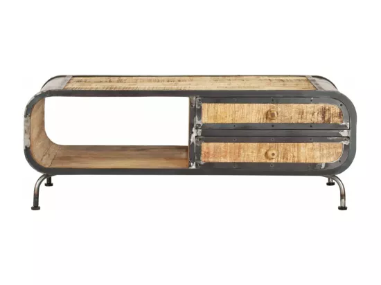 Table basse 100x50x35 cm Bois de manguier massif