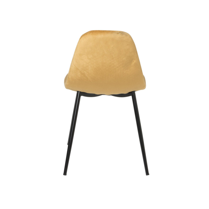 Kids stoel Ivy - geel - 60x36.5x33.5 cm