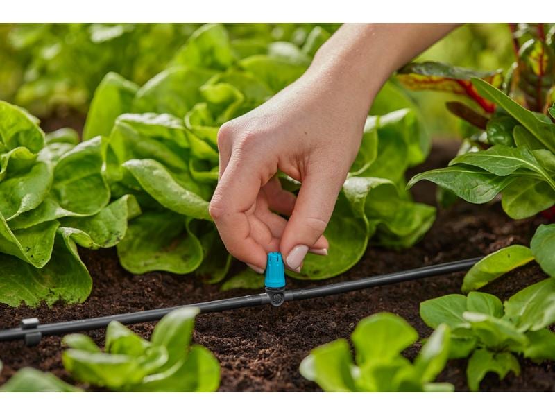 GARDENA Reihen-Kleinflächendüse Micro-Drip-System Für eine flexible und flächendeckende Bewässerung von Kleinflächen