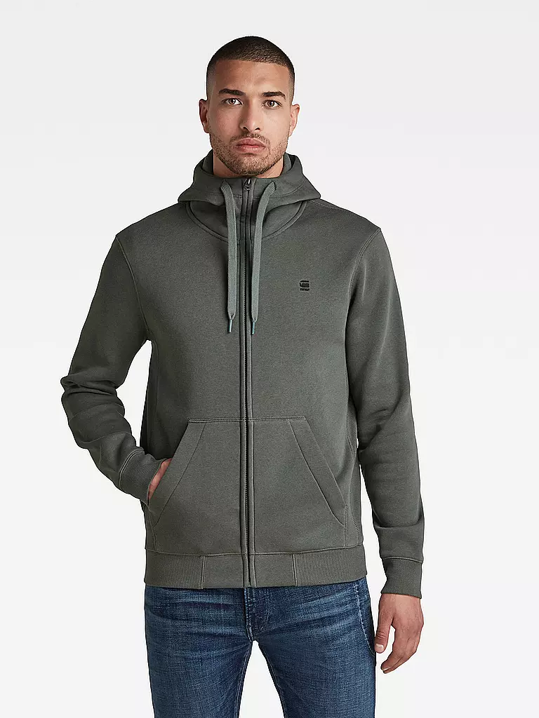 G-STAR RAW Sweatjacke  grau