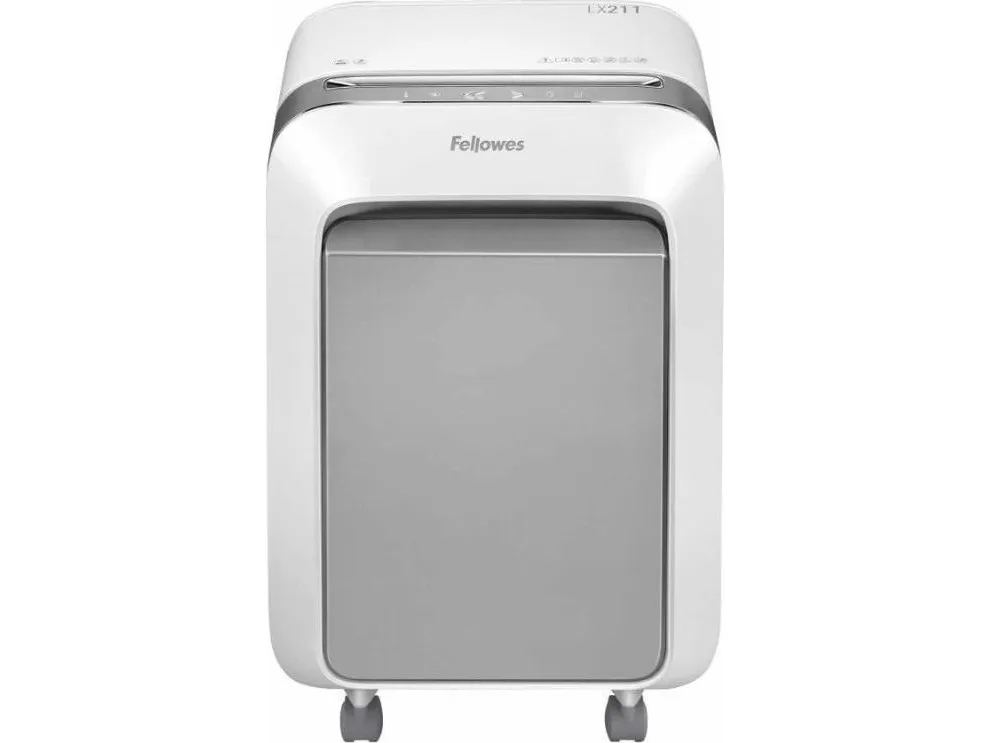 Makulator Fellowes Powershred® LX211 micro-cut 2x12 mm hvid (P-5)