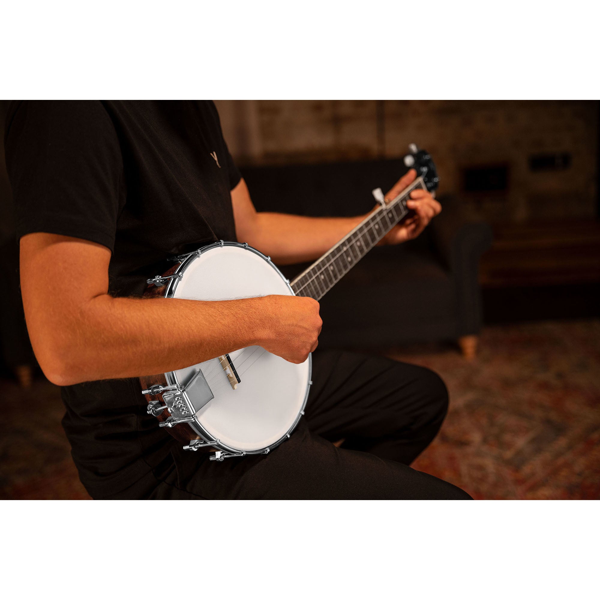 Ortega Americana Series OBJ150OP-WB 5-string Banjo vijfsnarige open back banjo