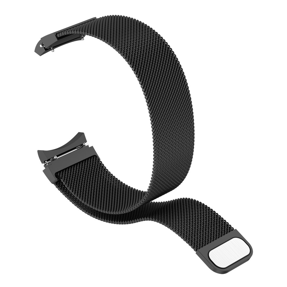 Galaxy Watch 4 (44/40mm) / Watch 4 Classic (46/42mm) Edelstahl Magnet Armband Milanaise (Gelenkumfang: 170-260mm) - Schwarz