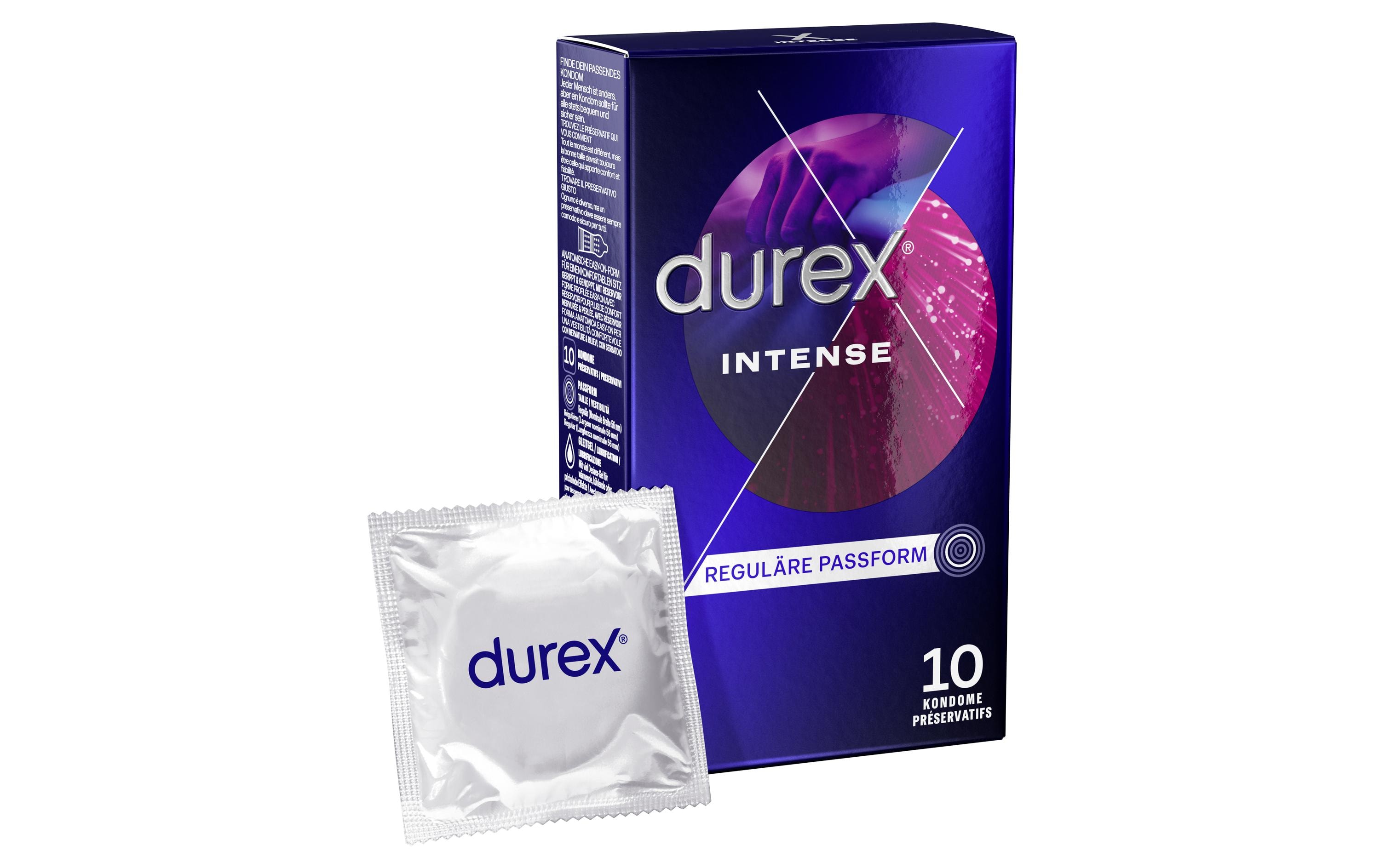 Kondome Intense Orgasmic 10 StückHochwertige Präservative zur sicheren Verhütung