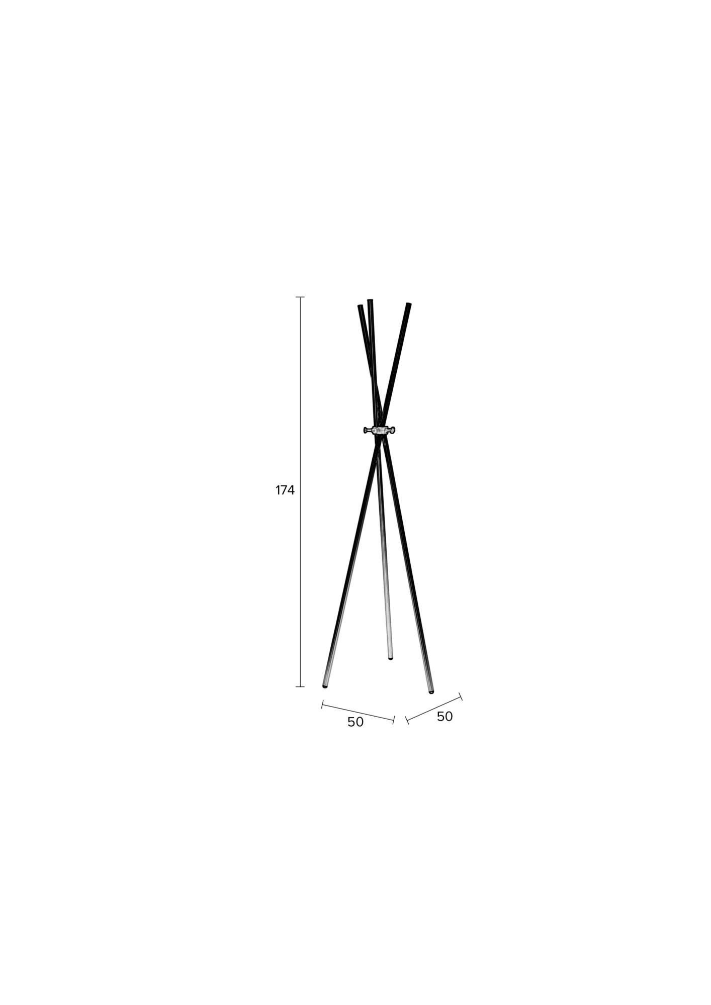 coat rack darwin satin