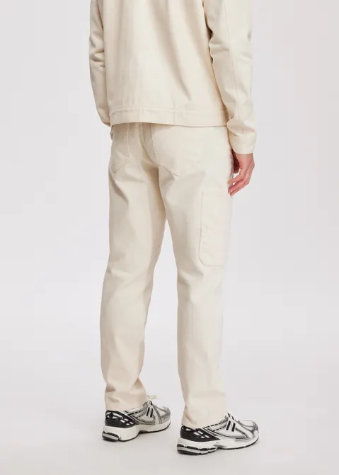 Dash twill broek off-white (CREME)