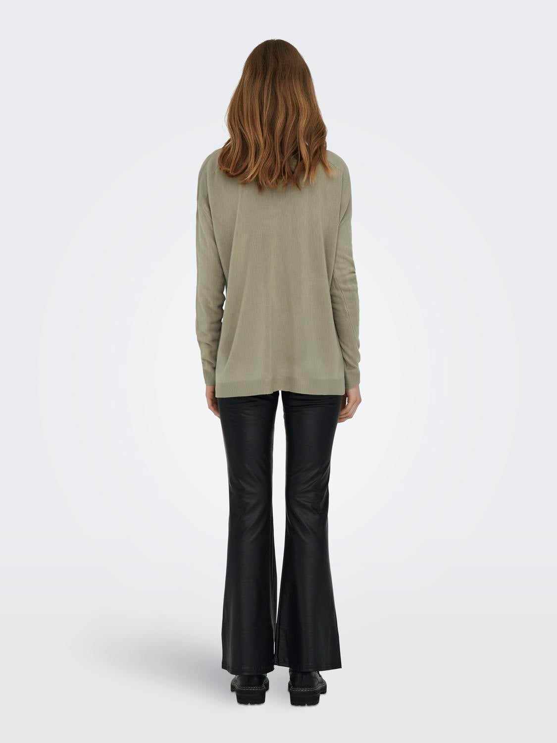 ONLAMALIA Strickpullover Weathered Teak