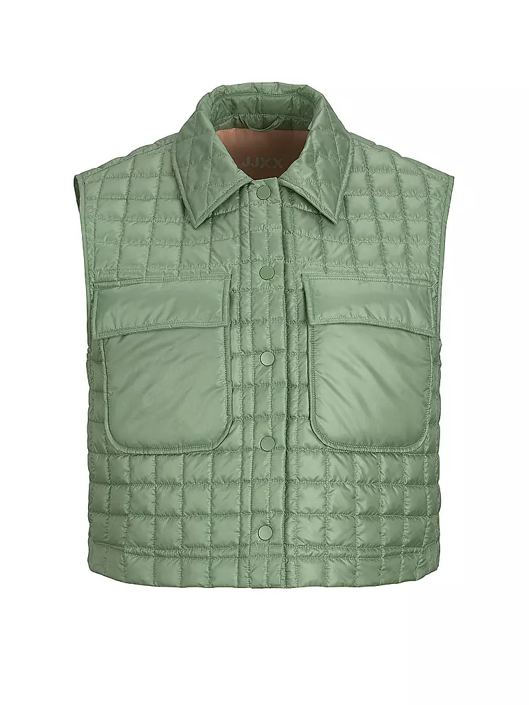 JJXX Steppgilet JXLAIN grün