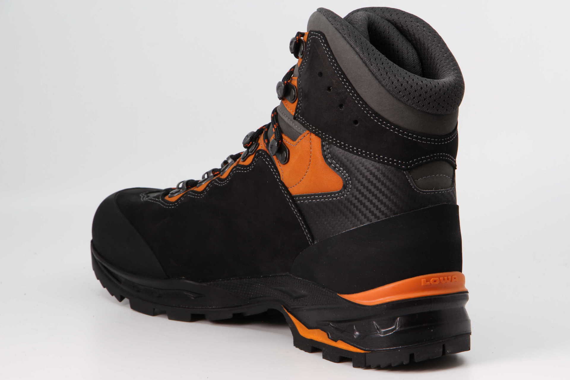 Lowa Camino EVO GTX extra breit schwarz / orange