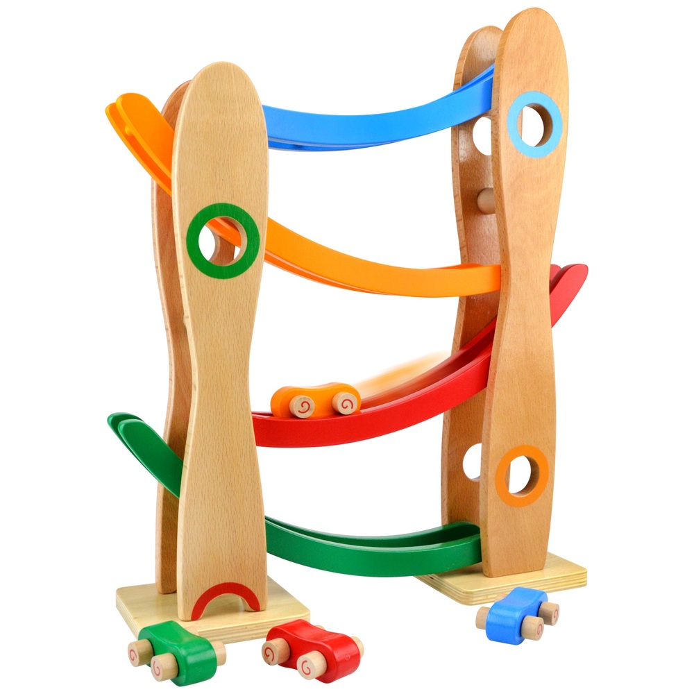 Eichhörnchen-Spielzeug-Holzauto-Rolle