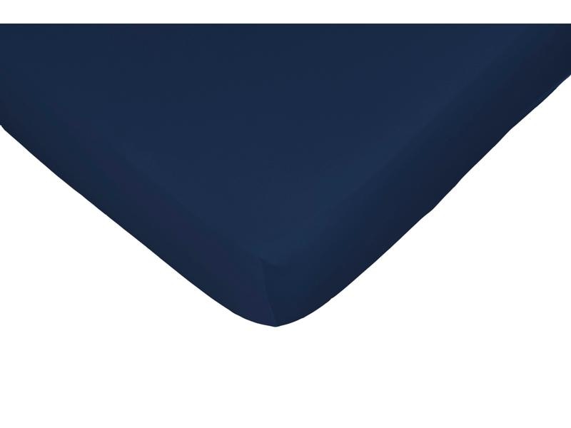 Night Fashion Fixleintuch Jerry 140-160 x 200 cm, Marinebla Bettbezug aus 100% Baumwolle