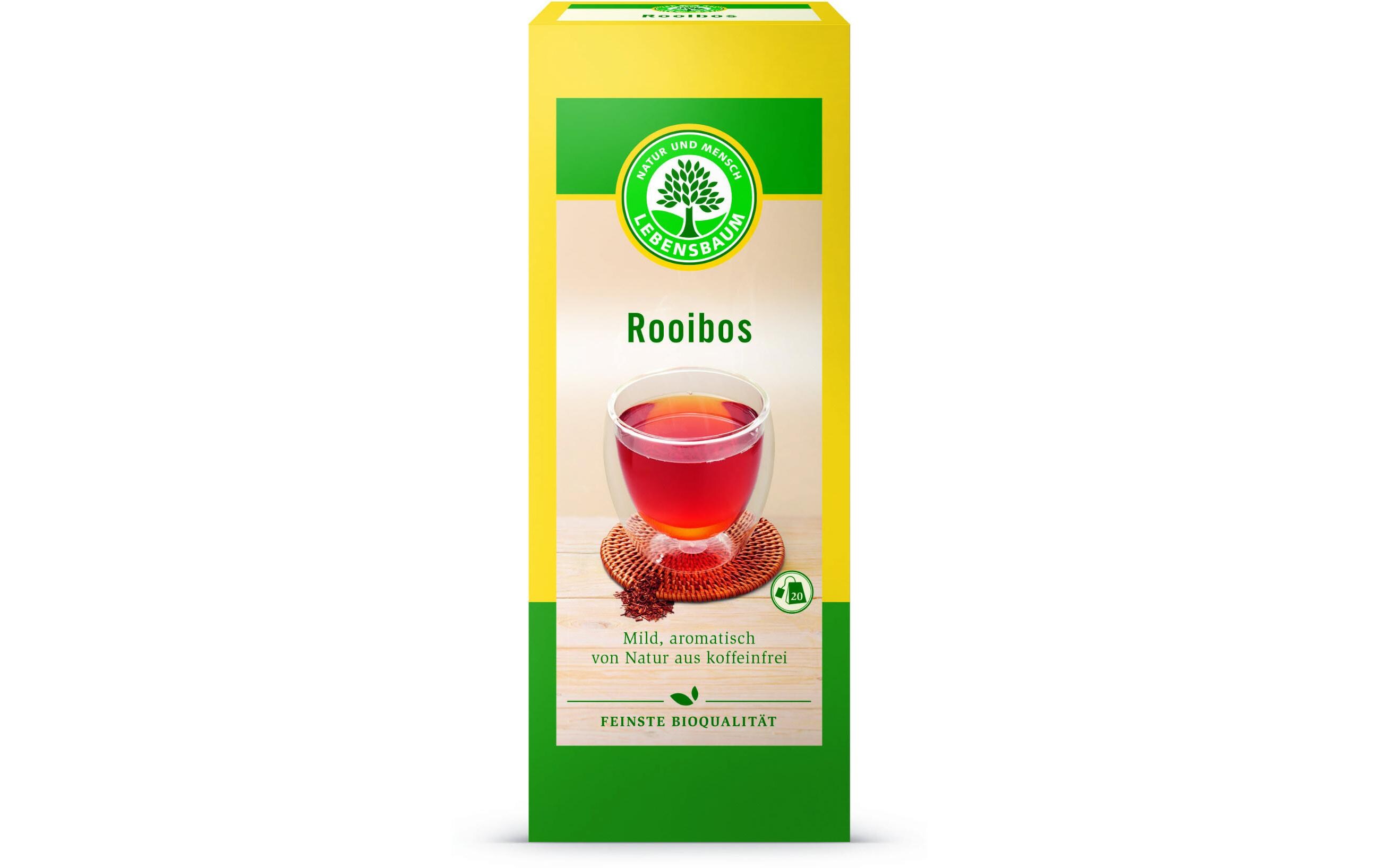 Teebeutel Rooibos 20 StückBiologischer Kräutertee