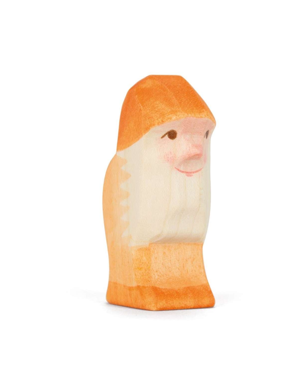 Dverg Trefigur – Håndlaget Dukketeater Dukker | Dwarf Orange