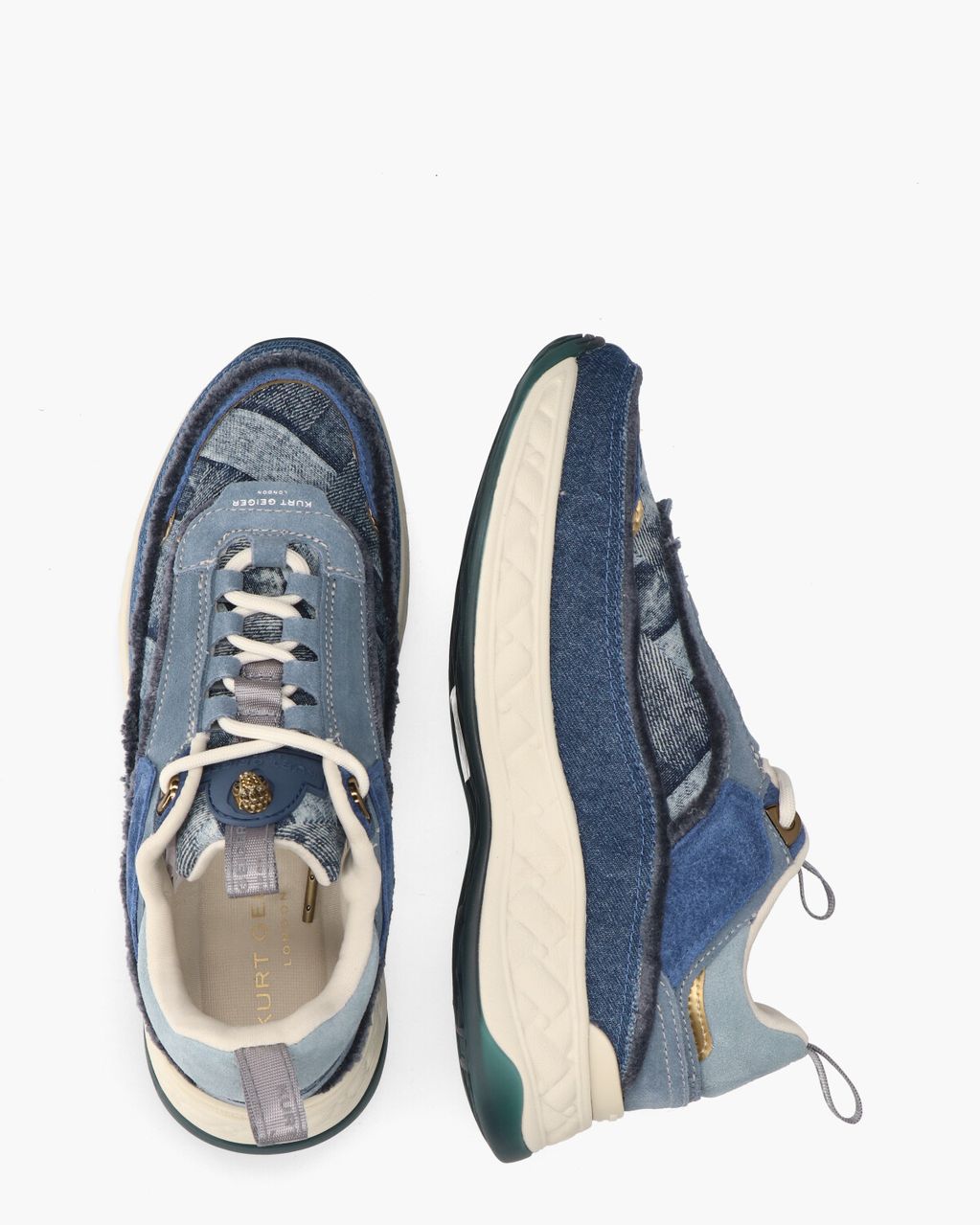 Kurt Geiger Kensington Sneaker Jeansblauw Damessneakers