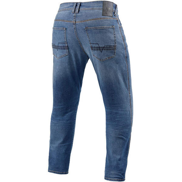 Rev'it - Jean Detroit 2 TF - court Bleu Clair