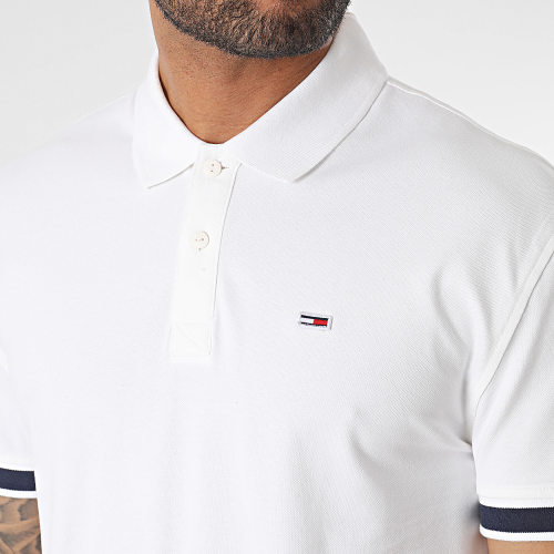 Polo Manches Courtes Classic Linear 7282 Blanc