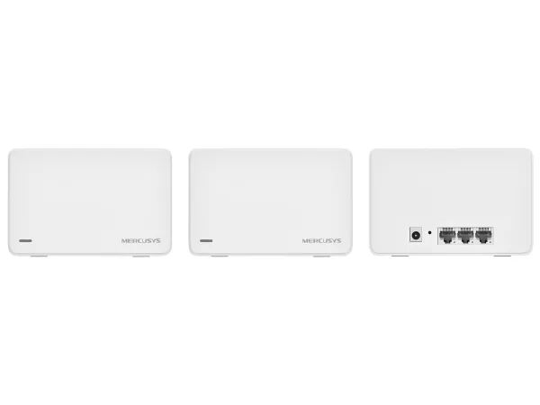 Mercusys Halo H80X (3-pack), Hvid, Intern, Mesh-system, 650 m², Dual-band (2,4 GHz / 5 GHz), Wi-Fi 6 (802.11ax)