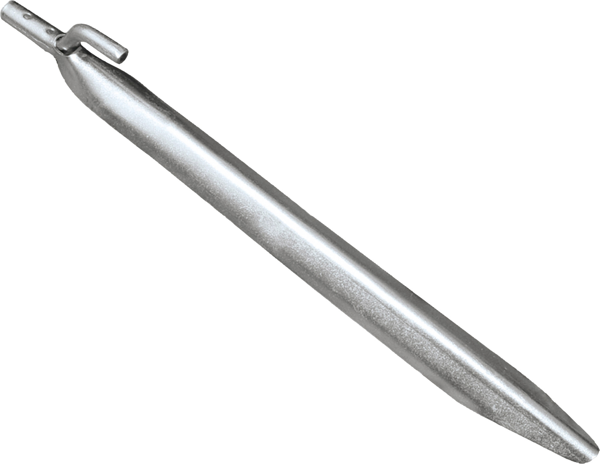 High Peak Stahl Hering mit Haken 6er Pack 24 x 2 cm silber