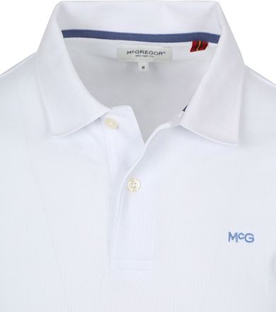McGregor Piqué Polo Wit MM251.9001.01-9000 kopen
