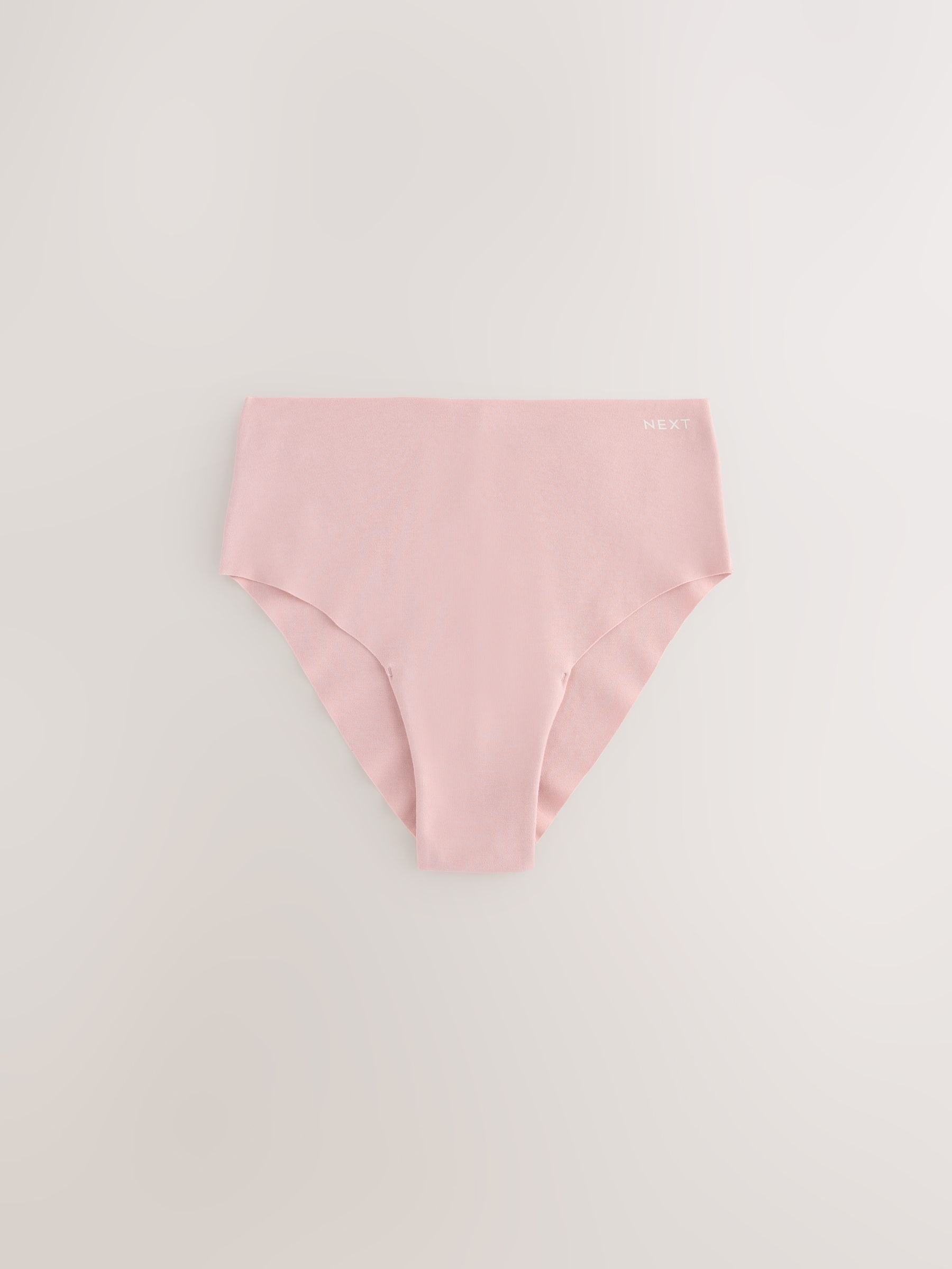 Crème/roze/zwart - Cotton Rich No VPL Knickers 3 Pack