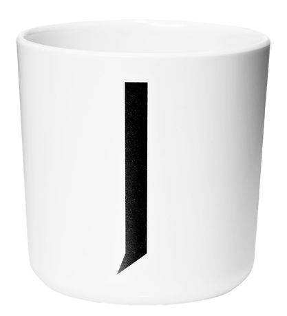 Design Letters Becher - Weiß m. J