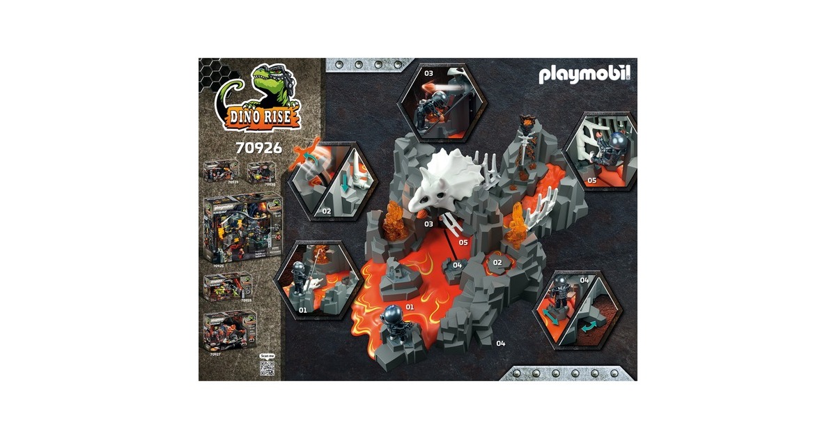 PLAYMOBILDino Rise - Bewaker van de lavabron Constructiespeelgoed  (70926)
