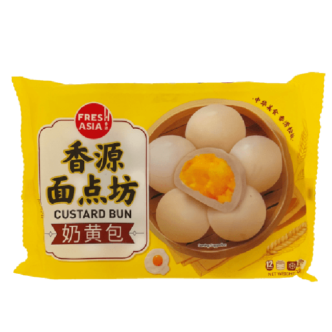 Fresh Asia Bevroren Custard Broodjes 360g