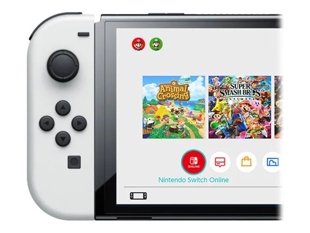 Nintendo Switch OLED - Spilkonsol - 1080p (Full HD) - hvid