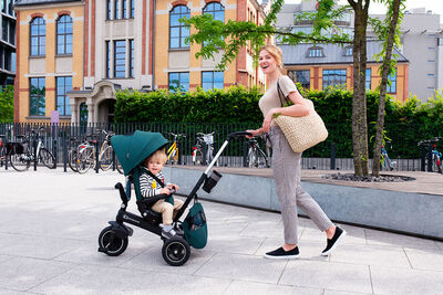 Kinderkraft Trehjulssykkel Easytwist, Rosa