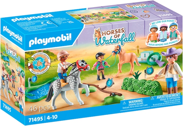 Playmobil® Konstruktions-Spielset »Ponyturnier (71495), Horses of Waterfall« Made in Europe