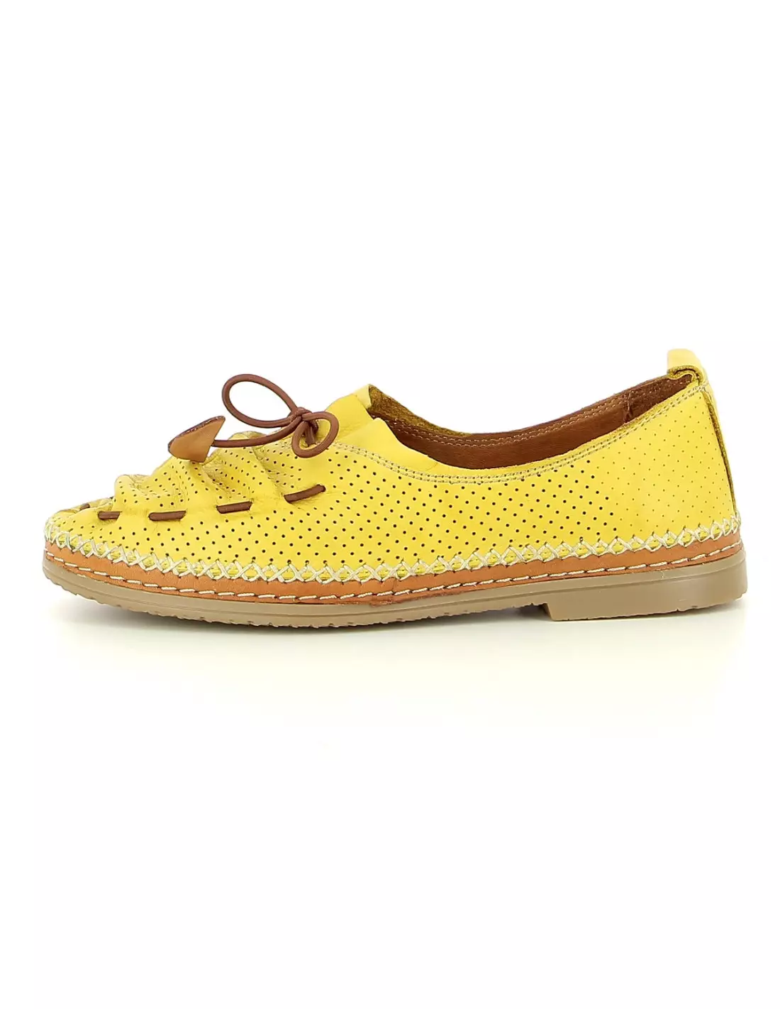 AGUA LIMON SHEJUP 383 704 1 - Mocassins & bateaux Jaune