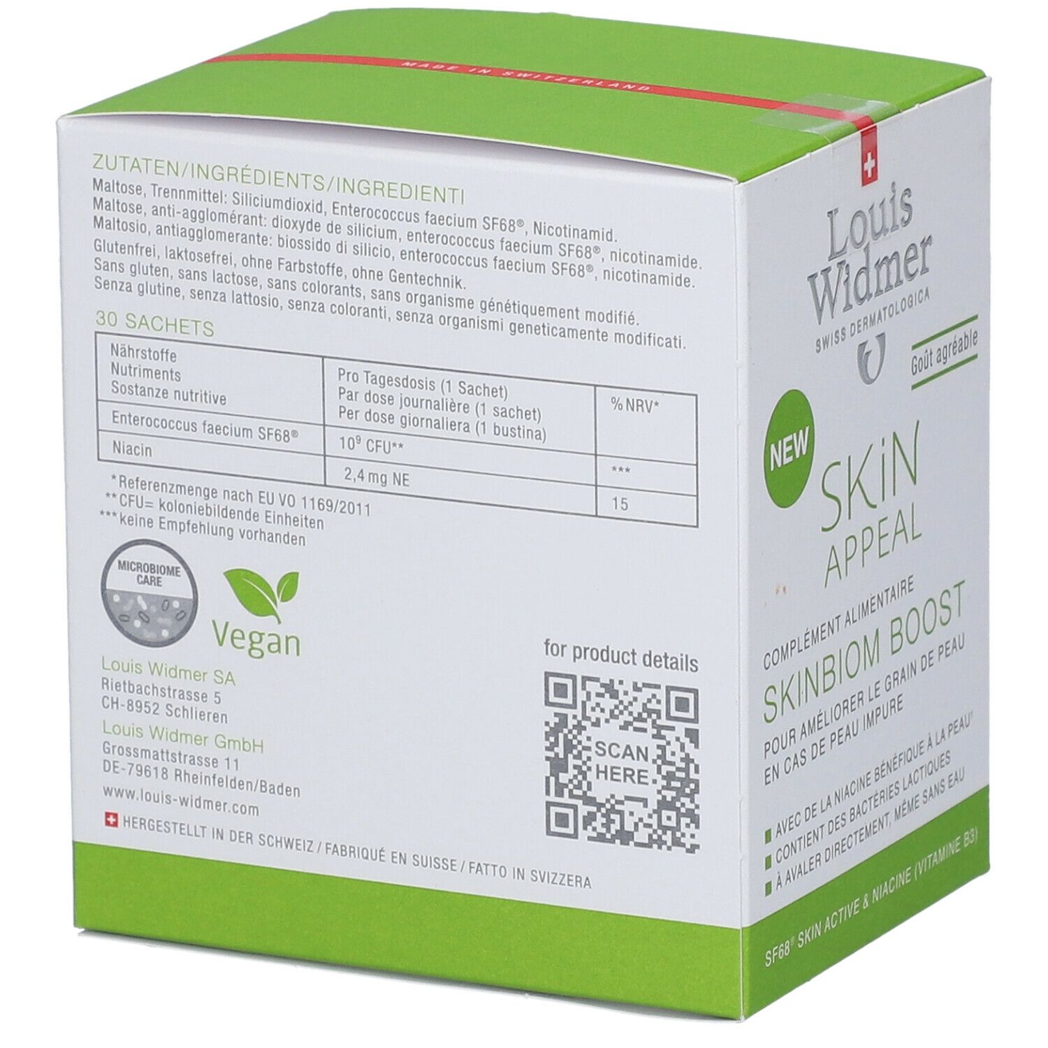 Louis Widmer Skinbiom Boost