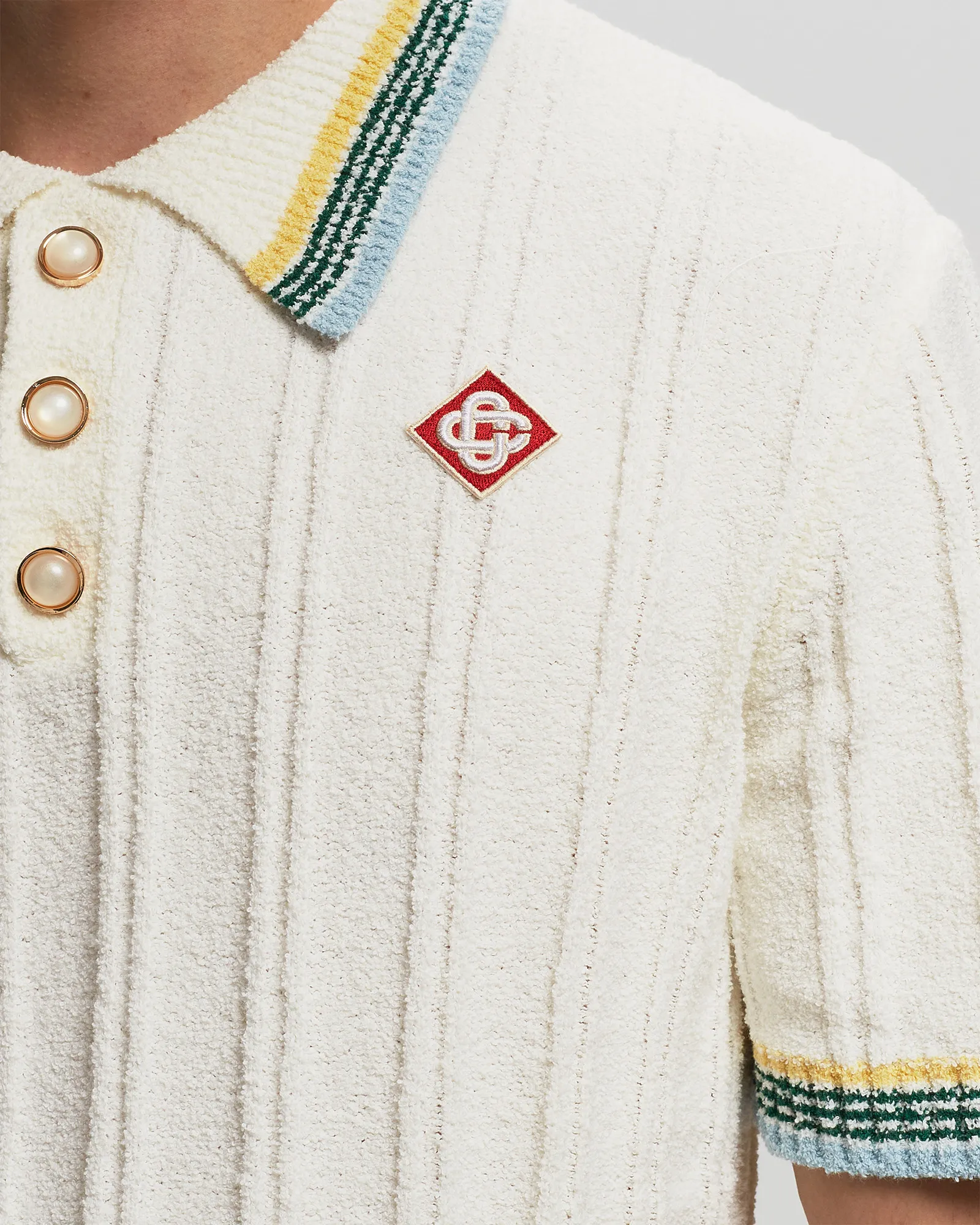 Casablanca RIB BOUCLE POLO