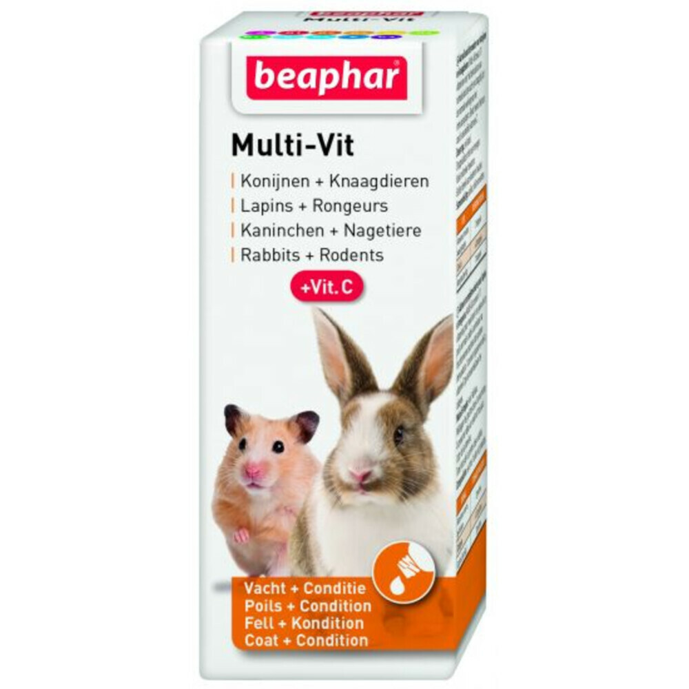 Beaphar Multi-Vit Konijn & Knaagdier50 ml
