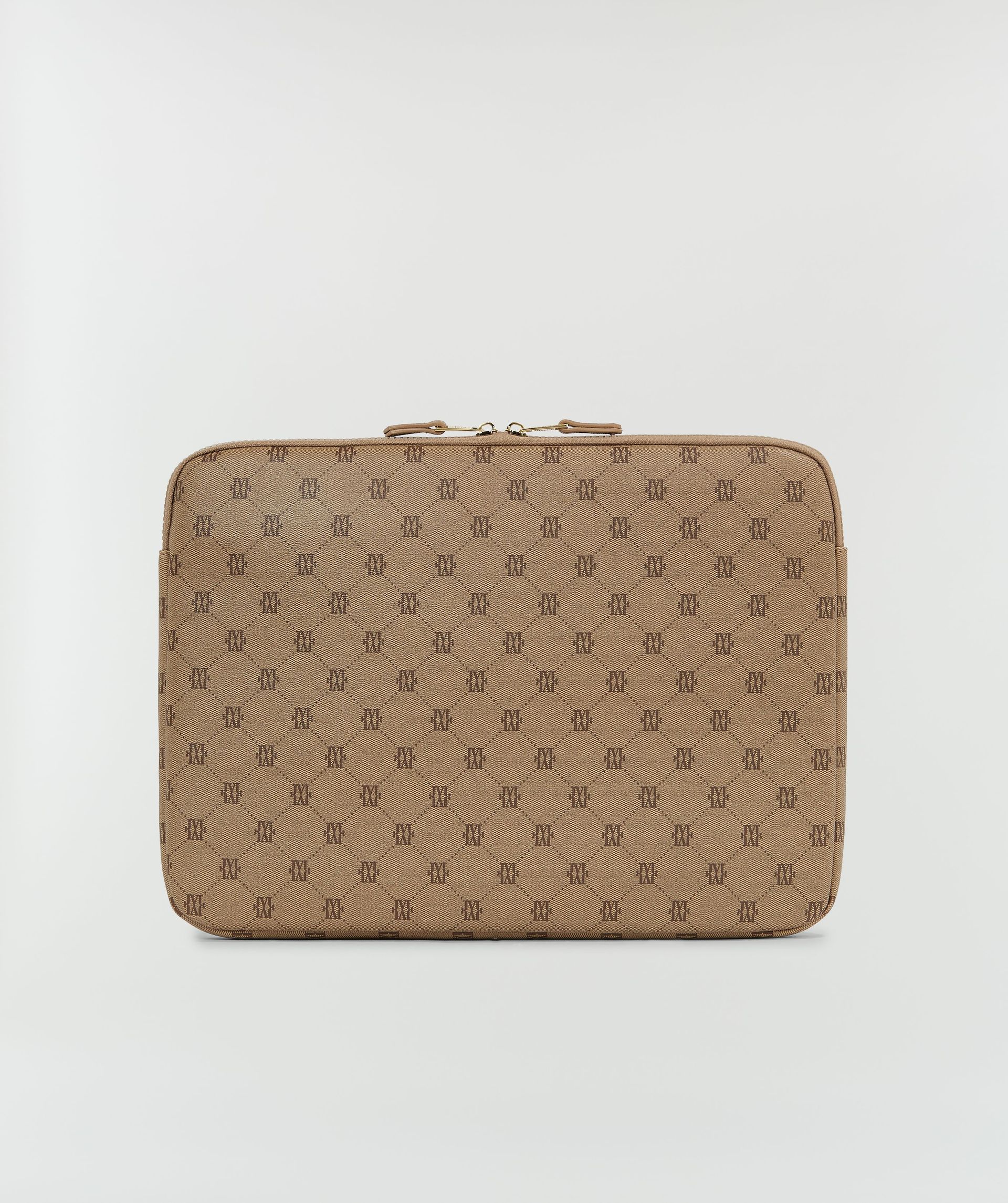 FELICIA laptophoes met logoprint - mink