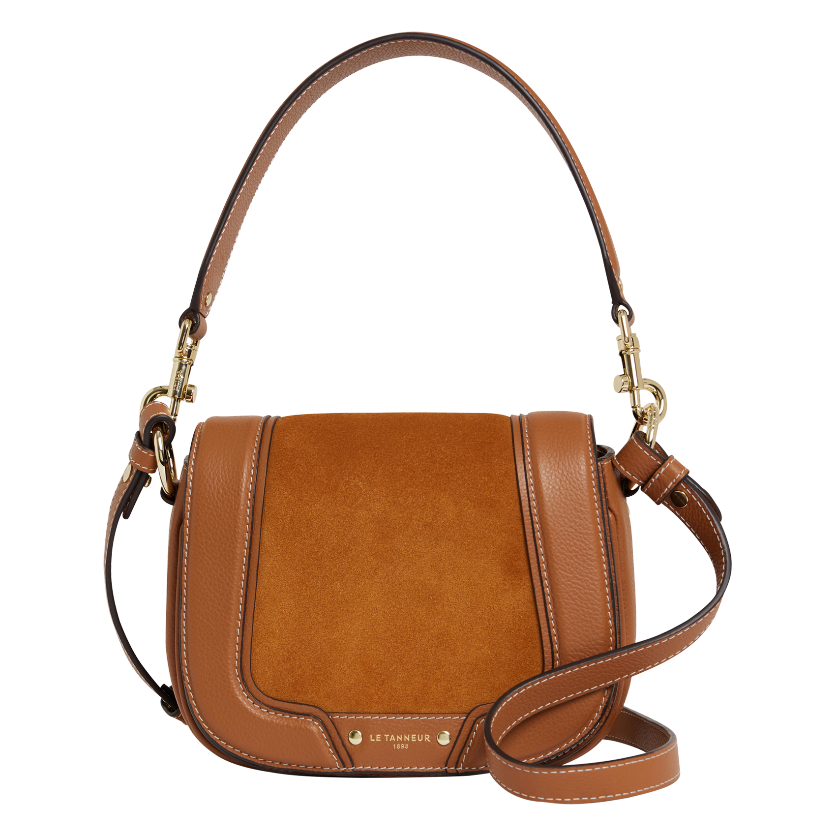 ELLA - Sac bandoulière en cuir | Marron