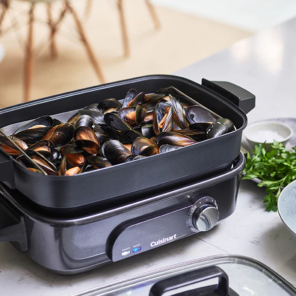 Multicuiseur électrique Cooking 4,7 L 1400 W bleu nuit Cuisinart