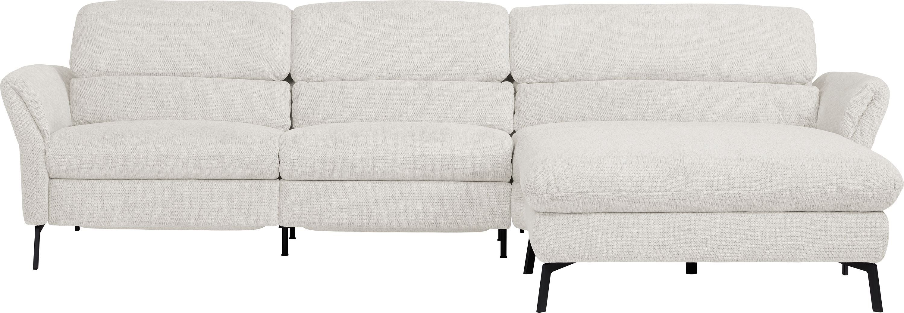 SEBO Ecksofa - Weiss / B: 284.0 cm x T: 161.0 cm x H: 84.0 cm