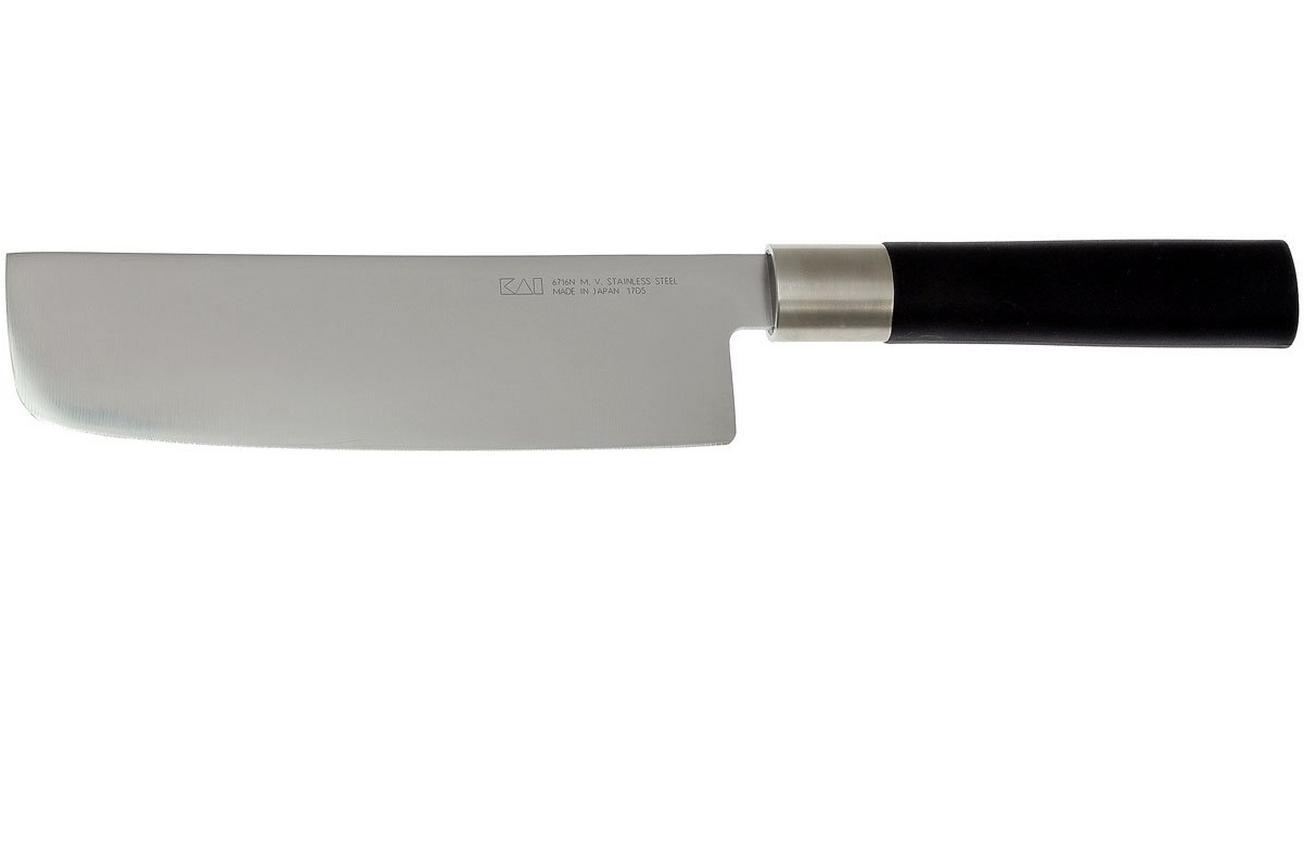 Kai Wasabi Black nakiri 16.5cm 6716N