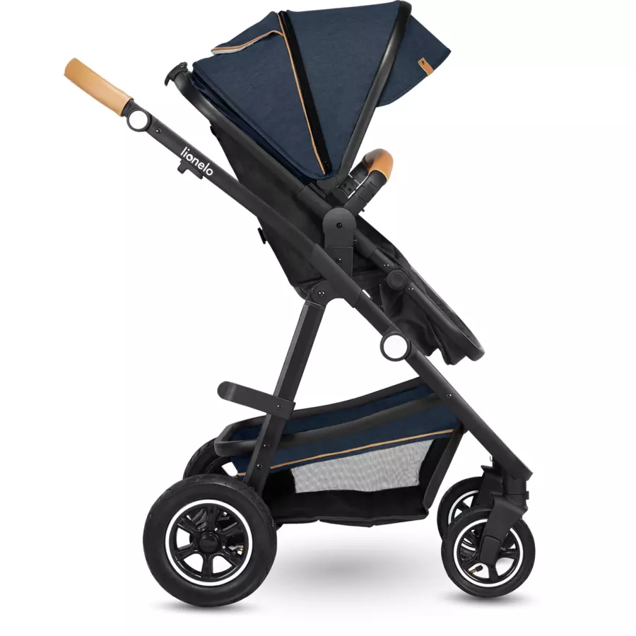 lionelo Kombikinderwagen Amber 2 in 1 Blue Navy