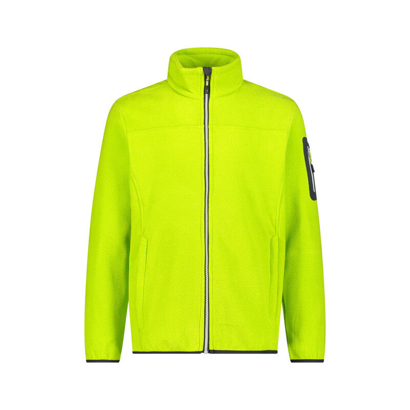 Men's jacquard Knit-Tech fleece with rhombus motif - Polaire homme