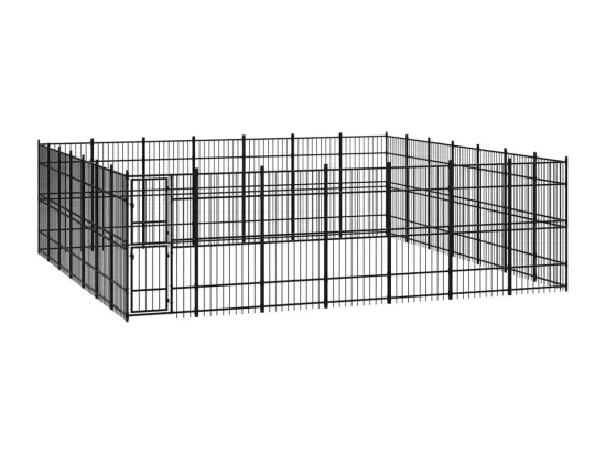 Chenil cage enclos pac noire 672 x 672 x 200 cm 02_0041851