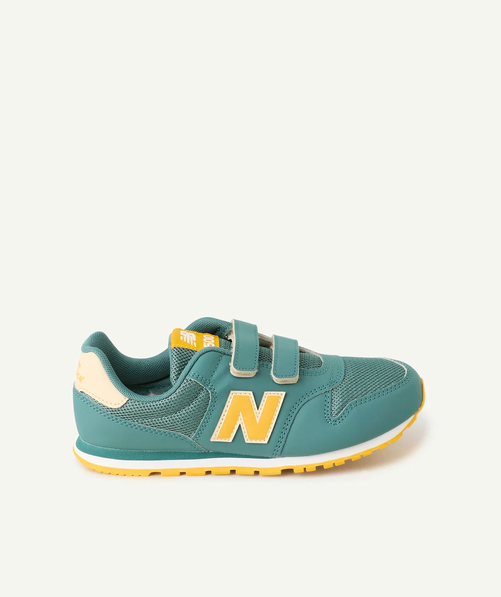 NEW BALANCEBASKETS ENFANT À SCRATCHS 500 JAUNE ET VERT